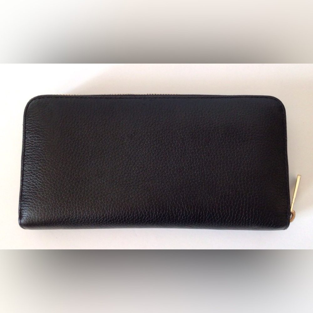 Michael Kors Large Leather Black Wallet - Picture 7 of 9